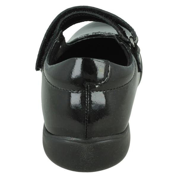 Start-rite Girls Start-Rite Heart-Bow School Shoes Glisten