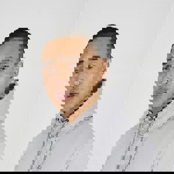 Brave Soul Grey Hoodie With Kangaroo Pocket - Grey Image 4