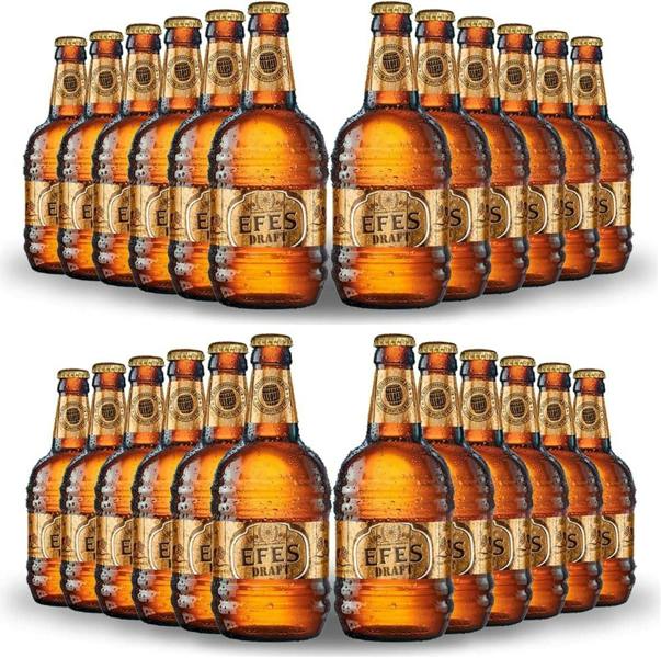 EFES Draft Beer (24 x 500ml - 5%) BOTTLES