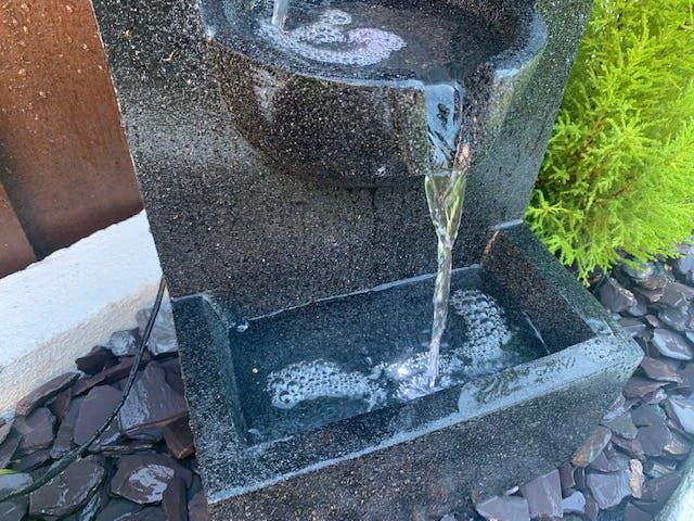 Tranquillity Water Features Compact Ebony Contemporary Water Feature