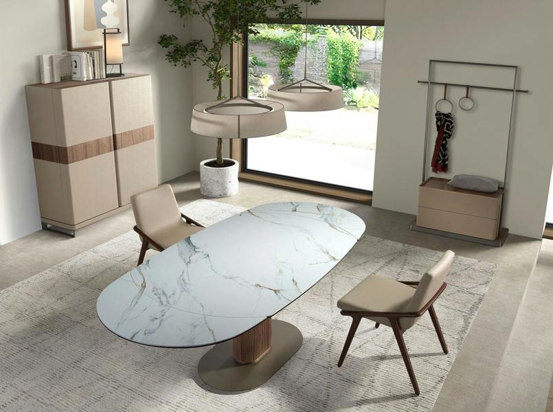 Angel Cerdá Mink Leatherette Chair 4019