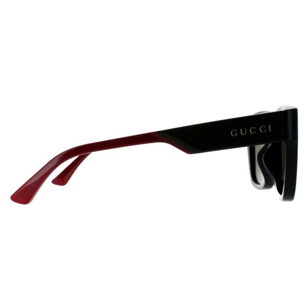 Gucci Sunglasses GG1670SK 005 Black with Green and Red Green