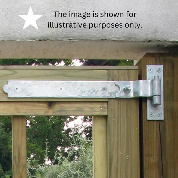 Hook and Band Hinge - Straight  - Galvanised