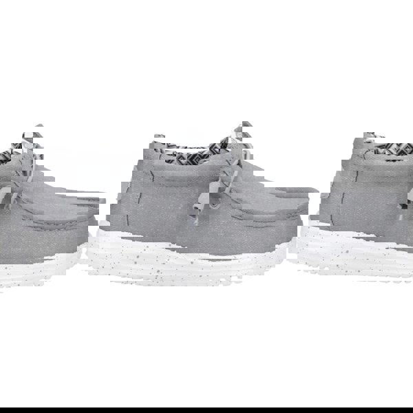 HEYDUDE Wally Canvas Shoes - Light Grey