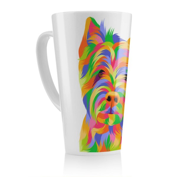 Benjamin Tate Design Amazing Illustration Dog Designer Latte Mug