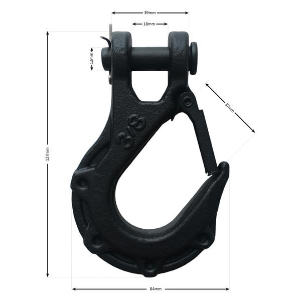 Winchmax 13,500lb 12V Electric Winch Mounting Plate 15 m x 10 mm Armourline Rope 3/8 inch hook