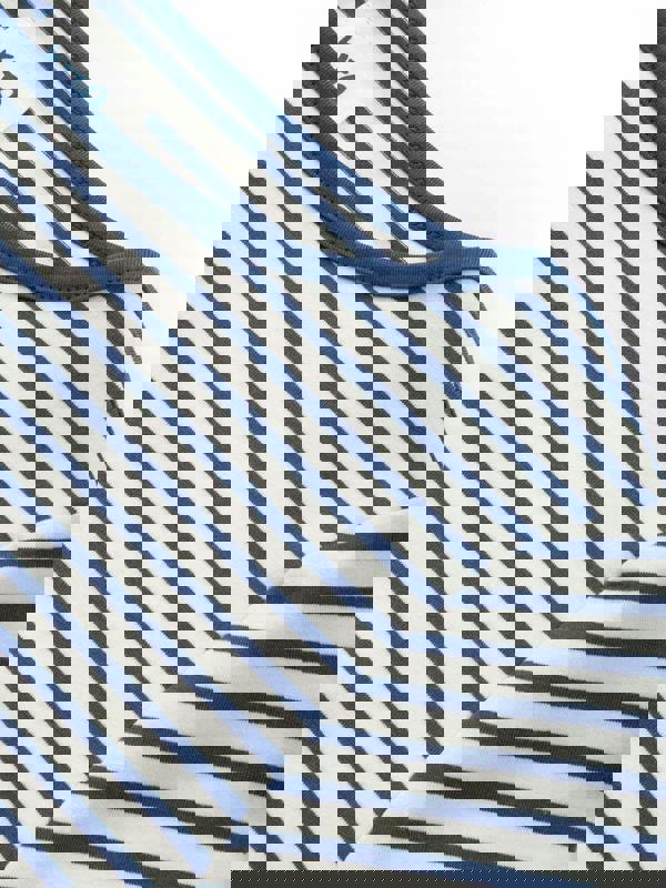 Kite Womens Organic Ashington Boat Neck 3/4 Sleeve Jersey Top Navy Stripe