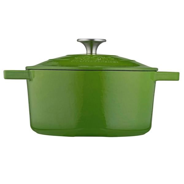 Cooks Professional 20cm Cast Iron Casserole | Graduated Green