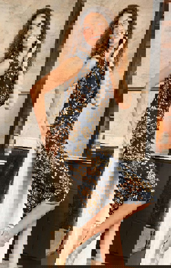 Alie Street London Pippa Shift Dress (Golden Blossom)