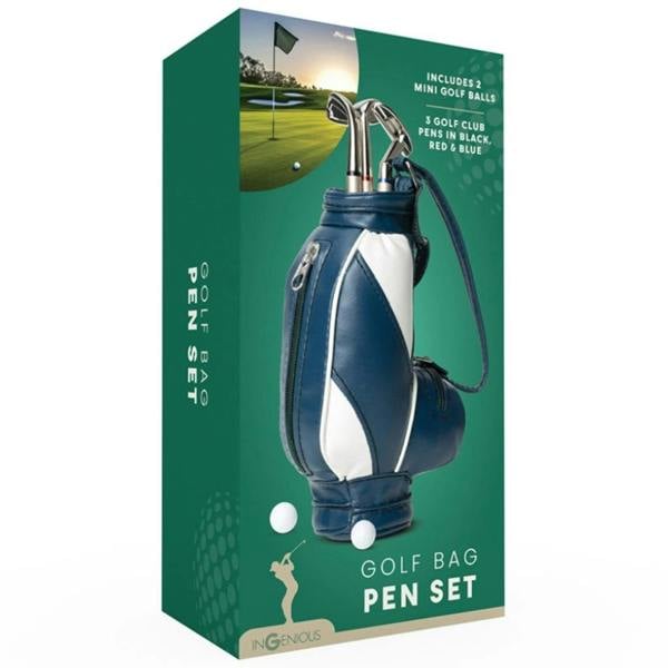 Miniature Golf Bag Pen Set - alternative angle