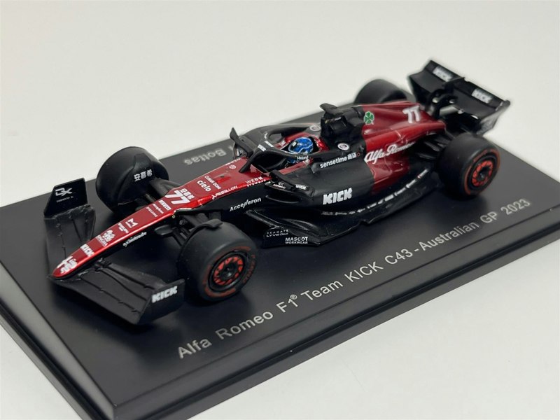 Sparky Valtteri Bottas Alfa Romeo F1 Team Kick C43 Australian GP 2023 1:64 Sparky Y281