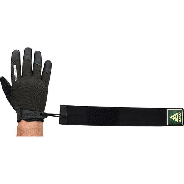 RDX Sports GYM TRAINING GLOVES T2 FULL ARMY GREEN