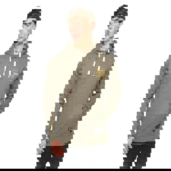 Crosshatch Mens Motocross Hoodie - Olive