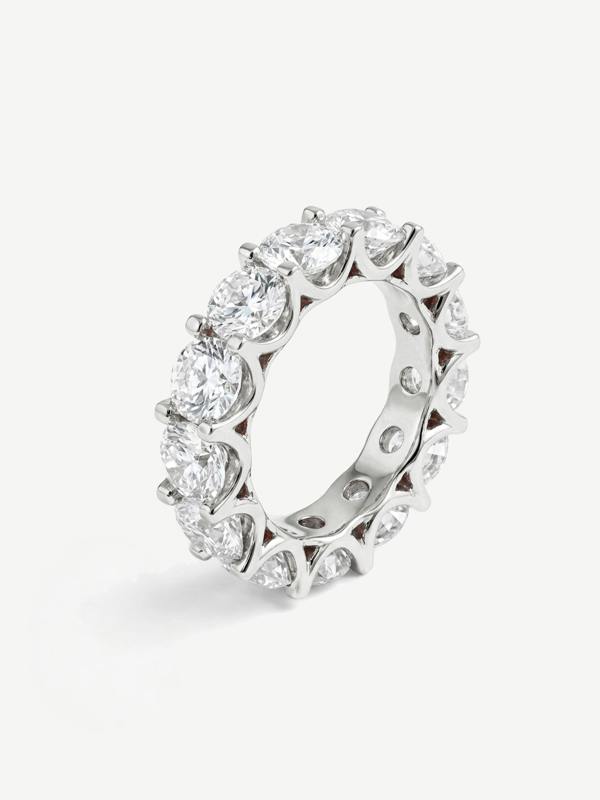 Thick Stacking Ring With Large Round Stones