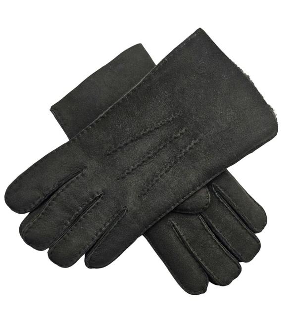 Infinity Leather Mens Luxury Sheepskin Suede Leather Gloves