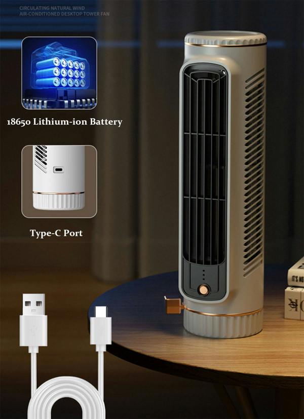 Leaper Blade-Less Tower Fan for Home Use