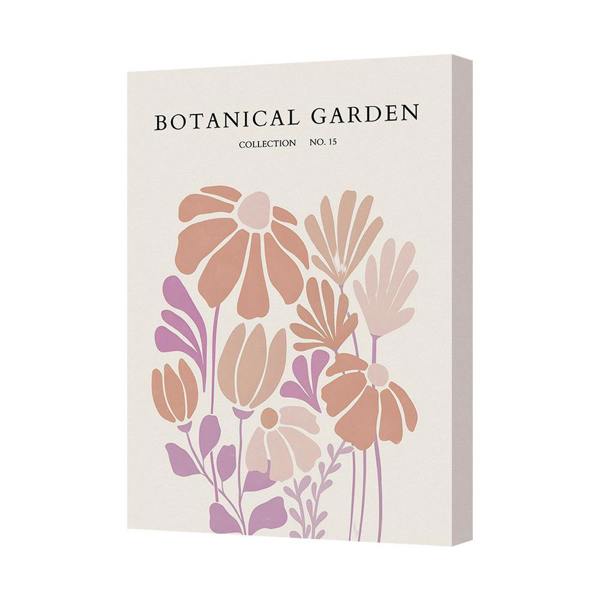 Benjamin Tate Design Botanical Garden Canvas Art Print Gallery Wrapped Handmade in the United Kingdom