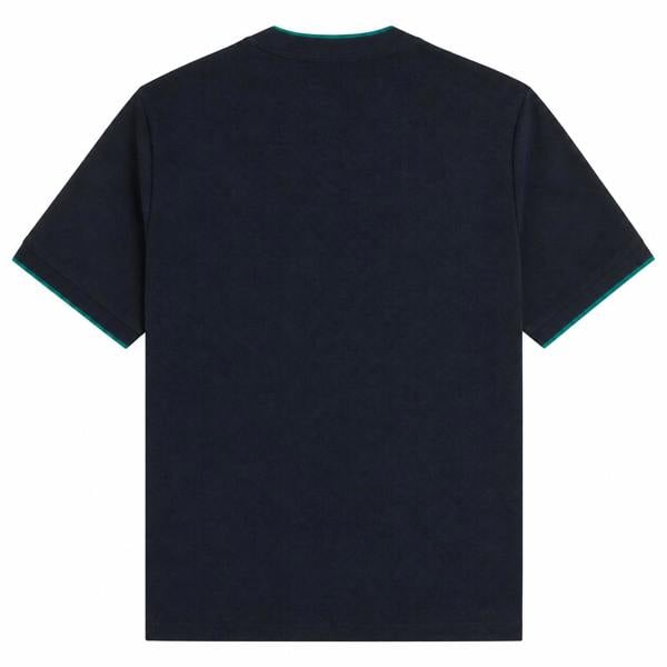 Fred Perry Pocket Detail Piqué T-Shirt Navy