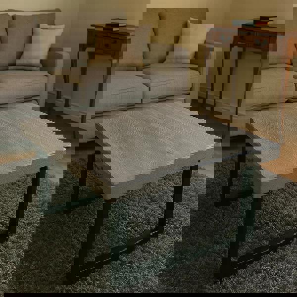 TRL Furniture Sleek & Slender Rustic Coffee Table