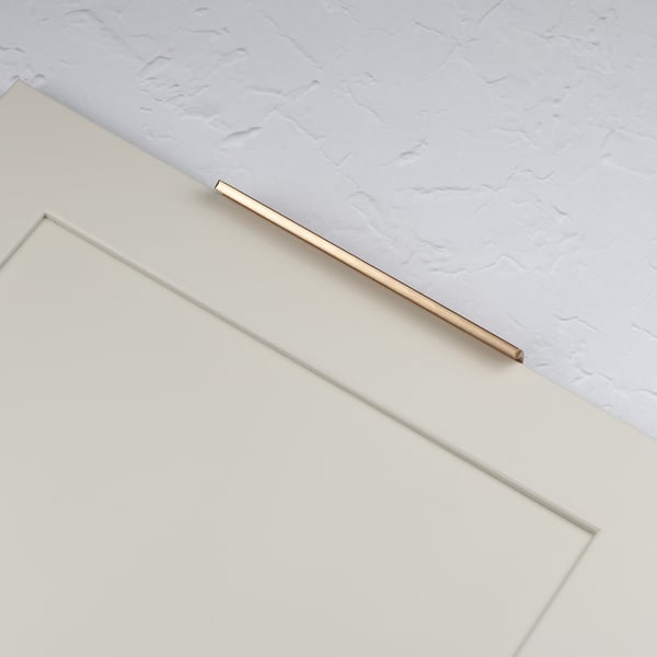 Handle & Home Brushed Brass Edge Mount Lip Pulls