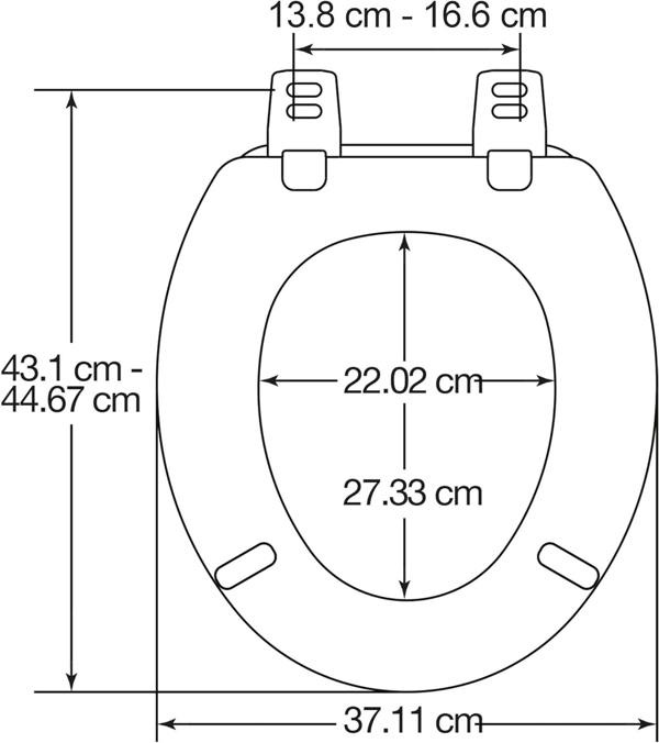 Bemis Soft Cream Wood Toilet Seat