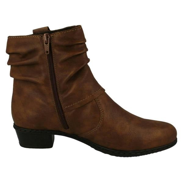Rieker Ladies Rieker Fleece Lined Ankle Boots Y0771/24