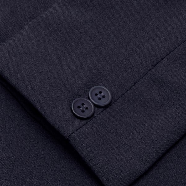 Close up of navy fabric