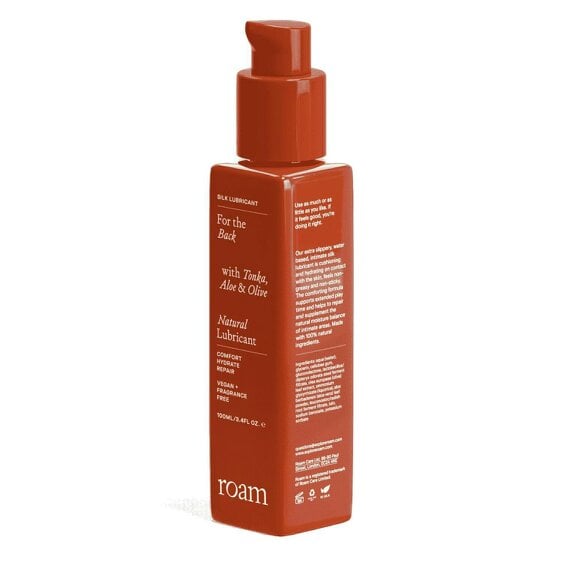 Roam Back Lube for Anal Sex - Natural & Vegan Water Based - 2 Pack, 2 x 100ml