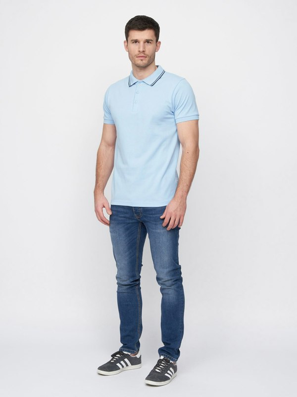 Duck and Cover Samtrase Polo - Light Blue