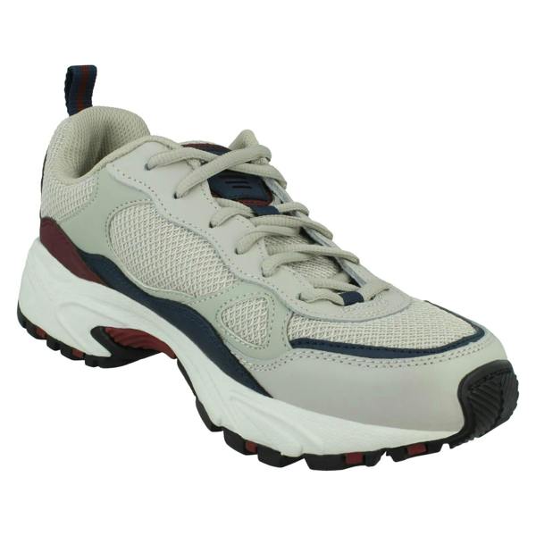Skechers Mens Skechers Lace Up Memory Foam Trainers Bluecoast