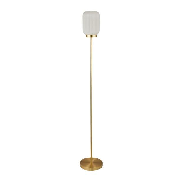 Lighting Collection FROSTED GLASS FLOOR LAMP WHITE