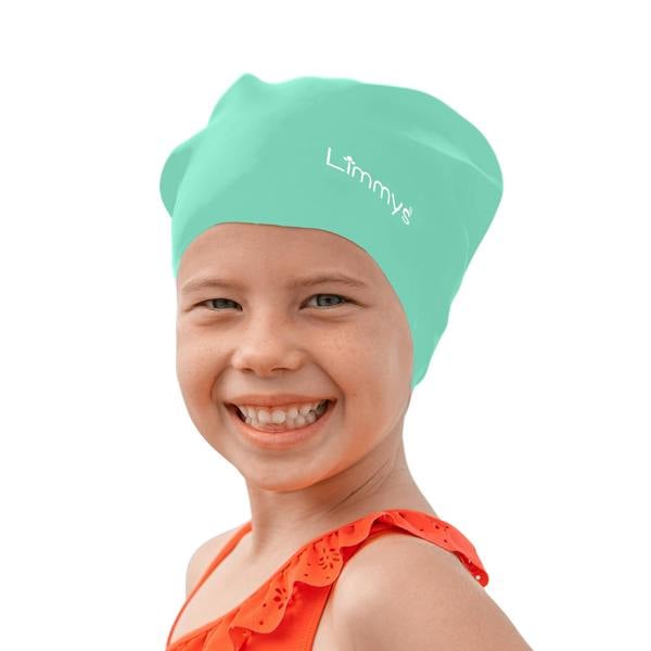 Limmys Premium Kids Long Hair Swim Caps