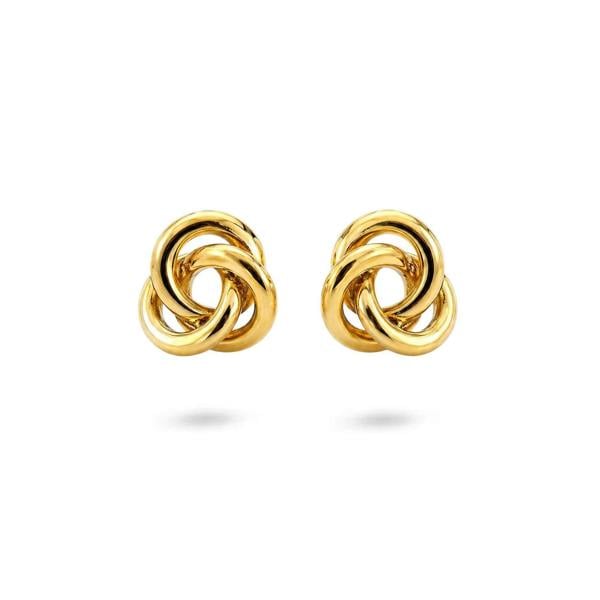 Gold Trip Vintage Knot Earrings