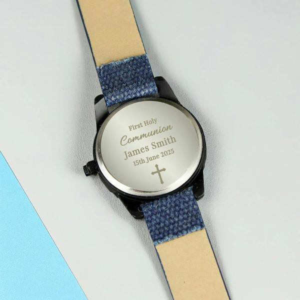 Personalised First Holy Communion Watch - lifestyle shot