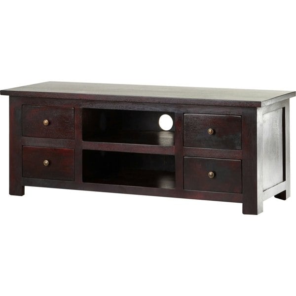 IH Design Jinita Dark Wood TV Cabinet with Drawers