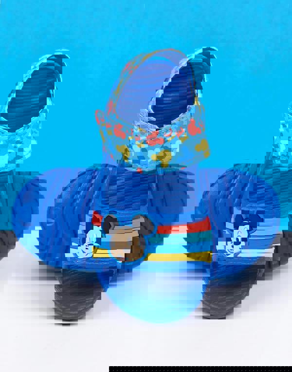 Disney Boys Blue Mickey Mouse Character & Silhouette Print Sandals