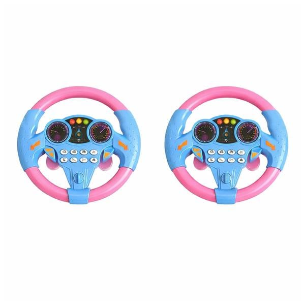 Dragodirect Steering Wheel Toy for Kids Interactive RolePlay with Sound Rotation