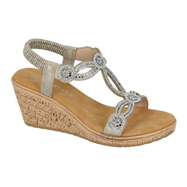 Cipriata Cipriata ORA Womens Slingback Sandals Pewter