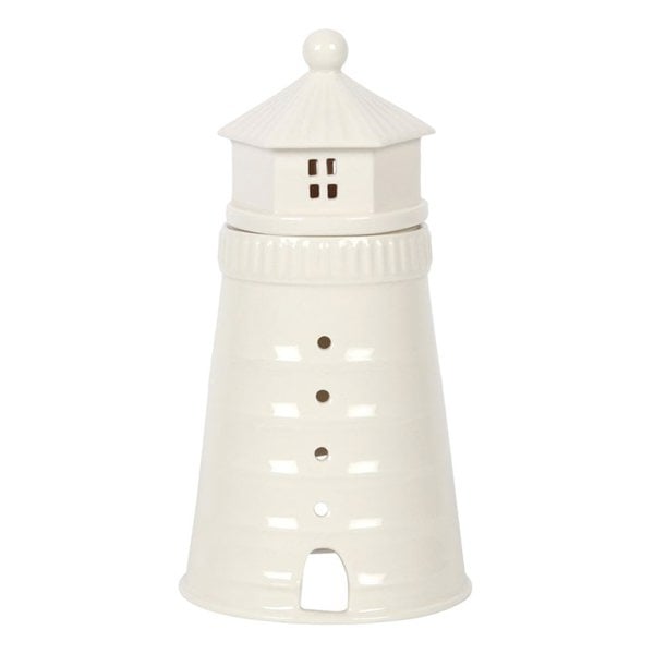 Serano White Lighthouse Oil Burner