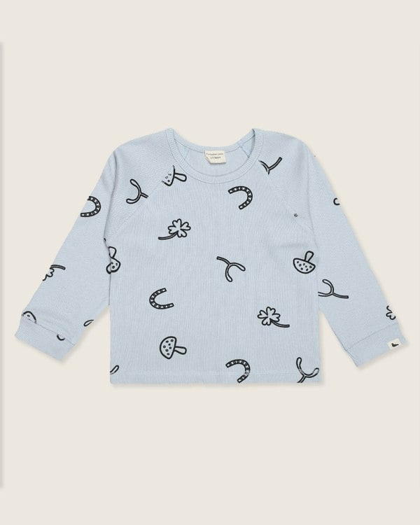 Organic cotton kids long-sleeve top