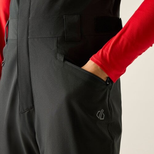 Dare 2B Mens Twin Tip Bibbed Ski Trousers - Black