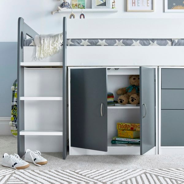 Bedmaster Lacy Mid Sleeper Storage Bed