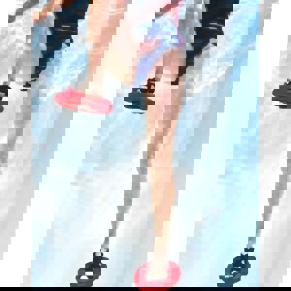 BECO AquaTwin Aqua-Fit Aid red finned swim fins for effective abdominal-leg training