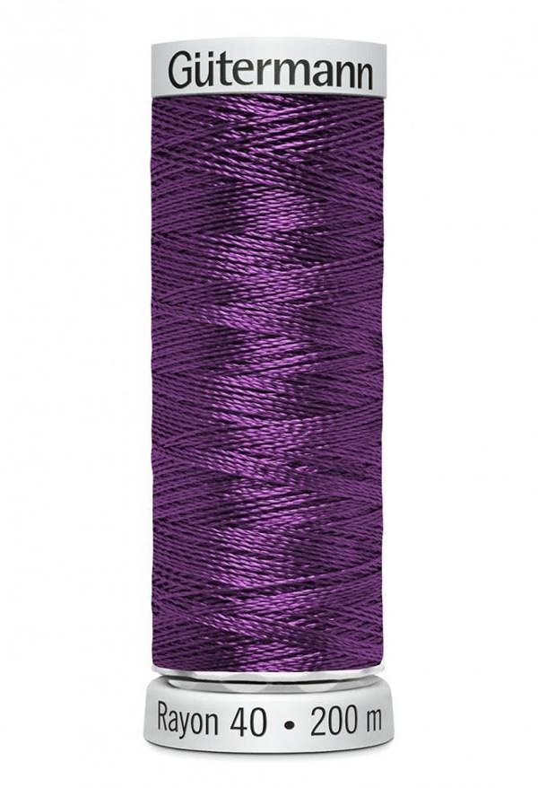 Gutermann No 40 Sulky Rayon Embroidery Thread 200m Rayon Thread Suitable For Embroidery