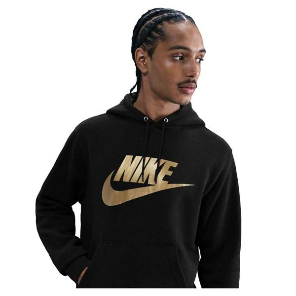 Nike Mens Bold Hoodie - Black/Gold - 