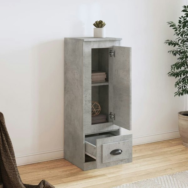 Berkfield Highboard Concrete Grey 36x35.5x103.5 cm Engineered Wood