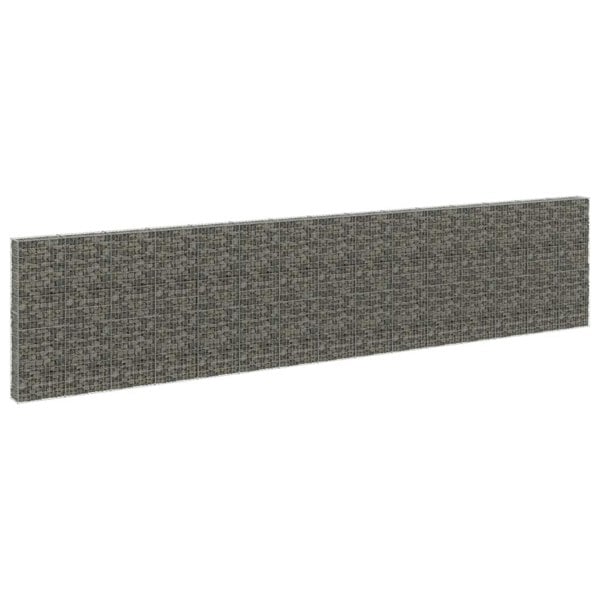 Berkfield Gabion Wall with Covers Galvanised Steel 900x30x200 cm