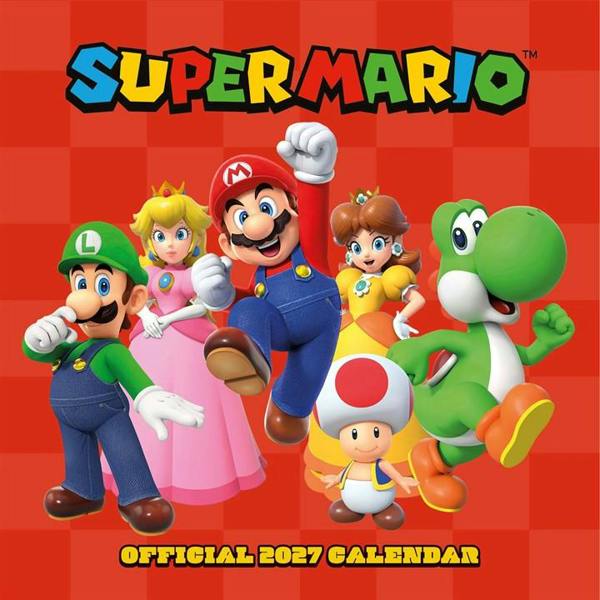 Nintendo, Super Mario Calendar 2027, Wall Calendars, Month To View, Entertainment, Gift