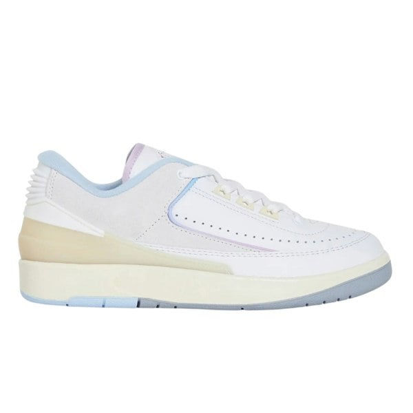 NIKE DX4401 146 Nike Air Jordan Retro Low WHITE/PINK/BLUE/ OFF WHITE TRAINER WOMEN UK 6