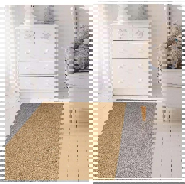 Fiji Latte Beige Washable Solid Shaggy Rug – The Rugs